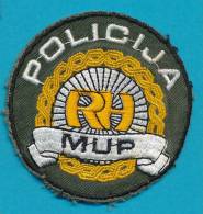CROATIA, POLICE FORCES SLEEVE PATCH, POLICIJA - Stoffabzeichen