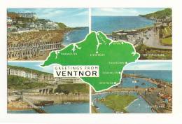 Cp, Angleterre, Ile De Wight, Ventnor, Multi-Vues, écrite - Ventnor