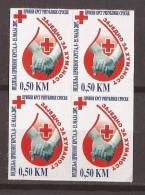 2007-20B BOSNIA REPUBLIKA SRPSKA RED CROSS, BLOOD AUTOADHESIVO IMPERFORATE MNH - Secourisme