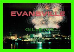 EVANSVILLE, IN - NIGHT VIEW - - Evansville