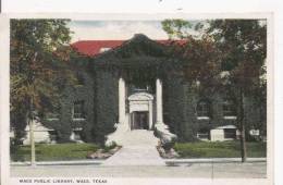 WACO  40481  PUBLIC LIBRARY TEXAS - Waco