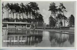 „ Bad Lippspringe, Thermal-Schwimmbad“   Um 1930/1940,  Ansichtskarte, Ungebrauchte Karte - Paderborn