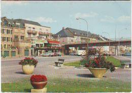 REMICH . ESPLANADE.  HOTEL RESTAURANT DE LA MOSELLE. VOITURES. - Remich