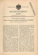 Original Patentschrift - P. Jantzen In Elbing , 1897 , Betonschicht Für Straßenpflaster , Strassenbau , Beton , Pflaster - Architectuur