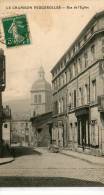 CPA 42 LE CHAMBON FEUGEROLLES RUE DE L EGLISE 1915 - Le Chambon Feugerolles