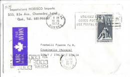 VER1729 - CANADA' , Lettera Commerciale Per L'Italia Del 20/9/1973 - Briefe U. Dokumente