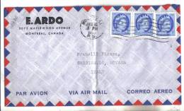 VER1736 - CANADA' , Lettera Commerciale Per L'Italia Del 1956 . Busta Con Piega - Brieven En Documenten