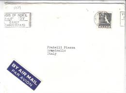 VER1739 - CANADA' , Lettera Commerciale Per L'Italia Del 1959 - Covers & Documents