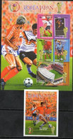 TUVALU,2002, WORLD CUP, KOREA, JAPAN,  SHEETLET+S/SHEET , MNH - 2002 – Corée Du Sud / Japon