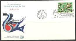 United Nations New York  08.10.1976 FDC Naciones Unidas UN Postal Administration - Briefe U. Dokumente