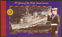 IRELAND «Naval Service» Booklet (1996) - SG No. 56/Michel No. 34. Perfect MNH Quality - Postzegelboekjes