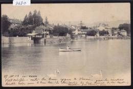 Versoix : Port Couvert Du Restaurant Du Raisin, Autres Restaurants Et Maisons Du Bord Du Lac - Vers 1900 (9680) - Versoix