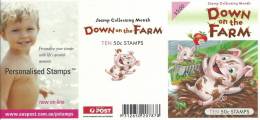$5 Down On The Farm 10 X 50  Cent  Peel & Stick Booklet  Complete Mint Unhinged Unused - Booklets