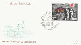 BELGIUM. FDC SOCIAL SEGURITY. BRUGGE - Zonder Classificatie