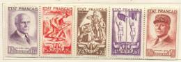 FRANCE BANDE  N° 580A YT Secours National Petain Neuf ** - Used Stamps