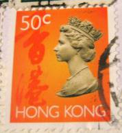 Hong Kong 1992 Queen Elizabeth II 50c - Used - Used Stamps