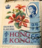 Hong Kong 1968 Bauhinia Flower 65c - Used - Usados