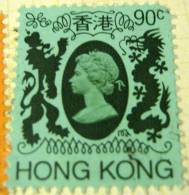 Hong Kong 1982 Queen Elizabeth II 90c - Used - Oblitérés