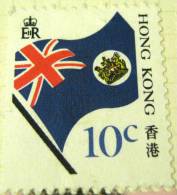 Hong Kong 1987 Flag 10c - Used - Oblitérés