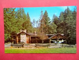 Flying M Ranch --- Yamhill Oregon----  Log Cabin With Small Airplane-- Early Chrome  ==   Ref  638 - Other & Unclassified