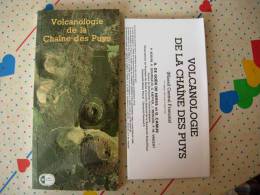 VOLCANOLOGIE DE LA CHAINE DES PUYS 127 PAGES + CARTES DES VOLCANS A. DE GOER, G. CAMUS GEOLOGIE  1991 - Auvergne