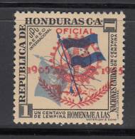 Honduras     Scott No  C237   Unused       Year  1955 - Honduras