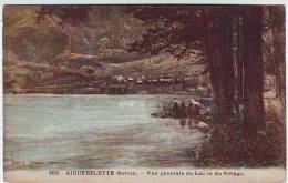 73. AIGUEBELETTE . VUE GENERALE DU LAC ET DU VILLAGE. - Aiguebelle