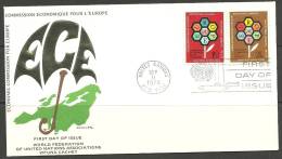 United Nations New York  11.09.1972 FDC Naciones Unidas UN Economoic Commission For Europe - Storia Postale