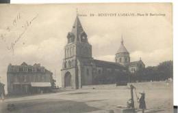 194 -BENEVENT L´ABBAYE - Place St Barthélémy , Bon état ( Voir Scan ) - Benevent L'Abbaye