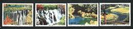 China 1998-6 Nine-village Valley Stamps Falls Lake Waterfall Scenery - Agua