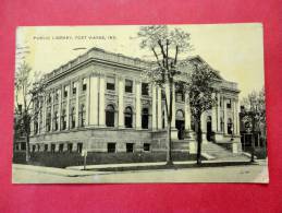 Indiana > Fort Wayne  Public Library--- 1910 Cancel---   ---ref  643 - Fort Wayne