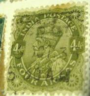 India 1911 King George V 4a - Used - 1911-35 King George V