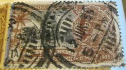 India 1935 Rameswaram Temple Madras Silver Jubilee 1a - Used - 1911-35 King George V