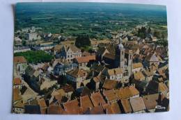 21 / Côte D´Or - Saulieu - Vue Générale Aérienne, Au Premier Plan La Basilique - Saulieu