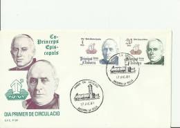 ANDORRA 1981 - FDC CO-PRINCES  BISHOPS SALVADOR CASAÑAS - JOSEP DE BOLTAS SPANISH OFF.W 2  ST OF 7-20 PTA. DEC 17,RE1000 - Covers & Documents