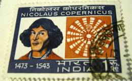 India 1973 500th Anniversary Of The Birth Of Copernicus 1r - Used - Used Stamps