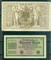 Lot De 4 Billets Allemand En Bon état Moyenne 6/10 - Phi134 - Sonstige & Ohne Zuordnung