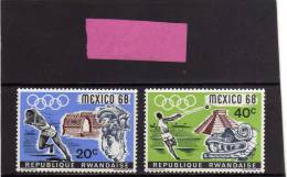 RWANDA 1968 OLYMPIC GAMES MEXICO - GIOCHI OLIMPICI MNH - Neufs