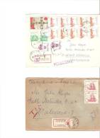 2 Sobres De Polonia A Valencia - Cartas & Documentos