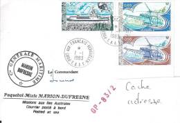 8696 BIS  MARION DUFRESNE - OP 83-2 - KERGUELEN - Storia Postale