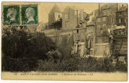 80 SAINT VALERY SUR SOMME   L EGLISE ET LES FALAISES - Saint Valery Sur Somme