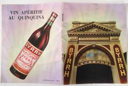 BROCHURE LIVRET ANCIEN BYRRH A THUIR PYRENEES ORIENTALES  JS VIOLET FRERES TRAIN - Alkohol