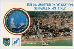 SENIGALLIA Cartolina Da Radioamatore PANORAMA   RARA - Senigallia