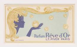 CARTE PARFUMEE L.T. PIVER  REVE D'OR - Unclassified