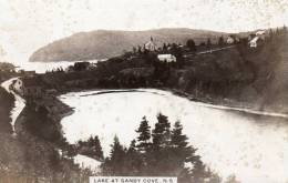 Lake At Sandy Cove NS 1910 Real Photo Postcard - Sonstige & Ohne Zuordnung