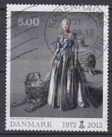 Denmark 2012 Mi. 1691    8.00 Kr. Queen Königin Margrethe II Silver Jubilee - Gebruikt