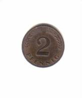 GERMANY    2  PFENNIG  1950 F  (KM # 106) - 2 Pfennig