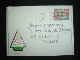 LETTRE POUR LA FRANCE TP 22 P THE HEBRIDES TRIBUTE OBL. MEC. 10 DEC 1986 LONDON N.I. B + THE SPASTICS SOCIETY - Lettres & Documents