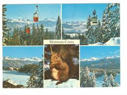 C1138 Crans Montana - Multipla / Viaggiata 1985 - Crans-Montana