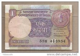 India - Banconota Circolata Da 1 Rupia - 1992 - India